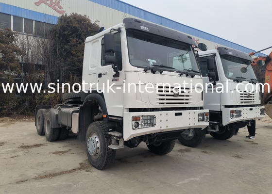 Sinotruk Howo тракторный грузовик Rhd с полным приводом 6 × 6 Weichai 400 л.с. Белый